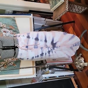 YFB Tie Dye Gigi Skirt Midi Blue /Pink M